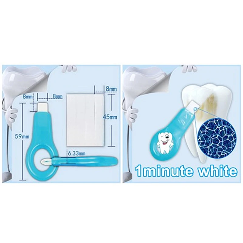

Teeth Whitening Kit Cleaning Stains Bleaching Teeth Tools Kit Whitening Safe Nano-Technology for Oral Deep Clean