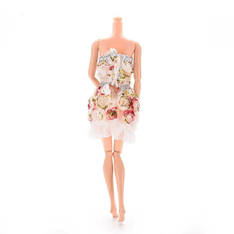 1 предмет Новинка Модное платье с цветочным узором кукольные Платья пакет