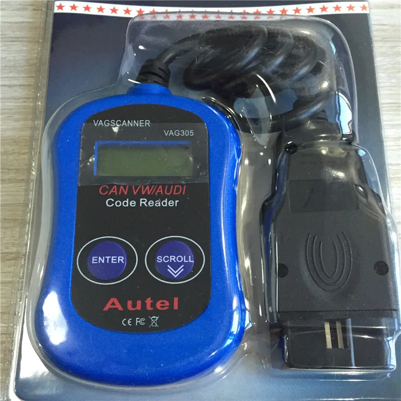 Автомобильный диагностический сканер OBD2 OBD II VAG305 считыватель кодов vag 305