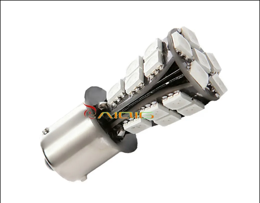 1156 BA15S 21 SMD 5050 Желтый Янтарный CANBUS OBC без ошибок Светодиодная лампа p21w R5W