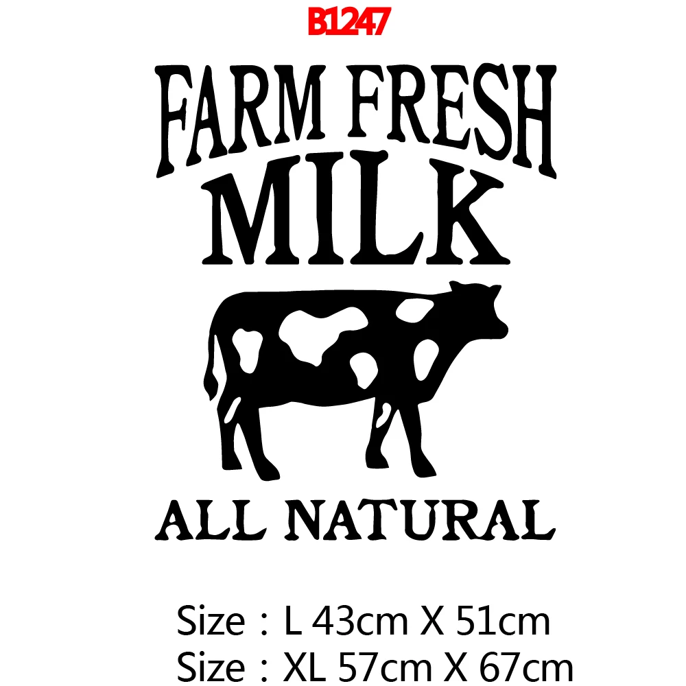 Съемные настенные стикеры Beauty Fresh Milk Cow s для кухни виниловая настенная наклейка