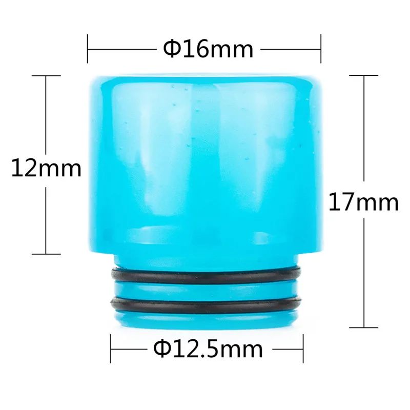 810 смоляный капельный наконечник светящийся в темноте для TFV8 big baby X-priv I-priv Kit TFV12 prince I just 3 tank Atomizer
