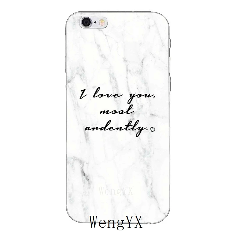 Pride and prejudice quotes тонкий силиконовый мягкий чехол для телефона для iPhone 4, 4S, 5, 5S, 5c, SE, 6, 6s plus, 7, 7 plus, 8, 8 plus, X - Цвет: cequotesA03