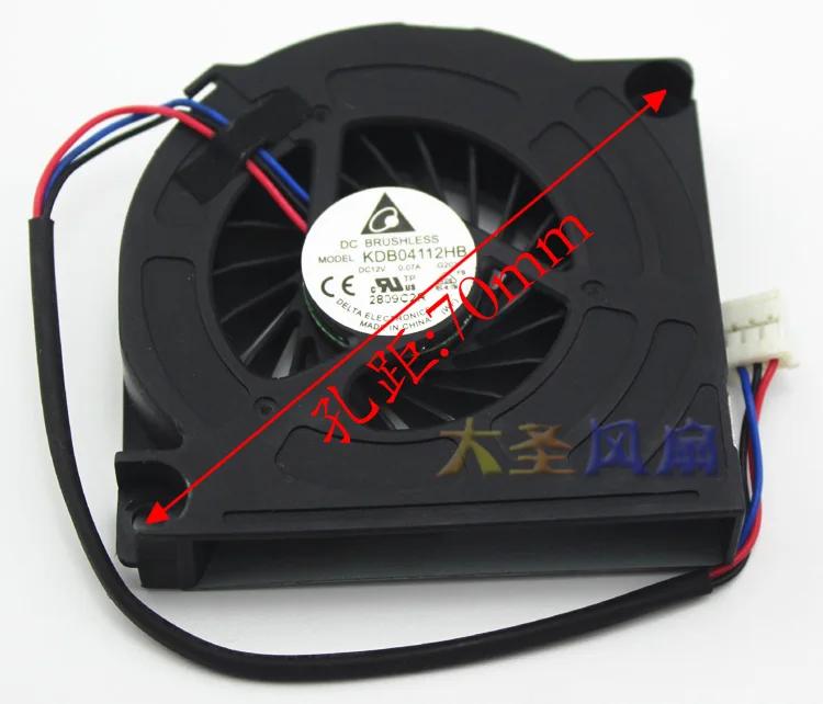ADDA Delta KDB04112HB G203 BB12 AD49 12V 0.07A бесшумный вентилятор для проектора охлаждающий