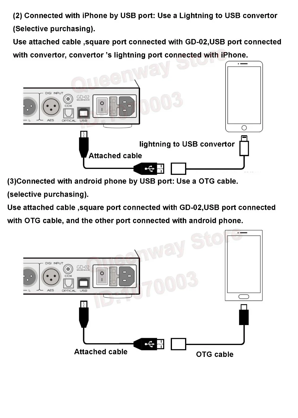 GoldenWave GD02 GD-02 ES9038PRO DSD DAC UBS AES COXIAL вход Сбалансированный усилитель для наушников XLR RCA линейный выход предусилитель