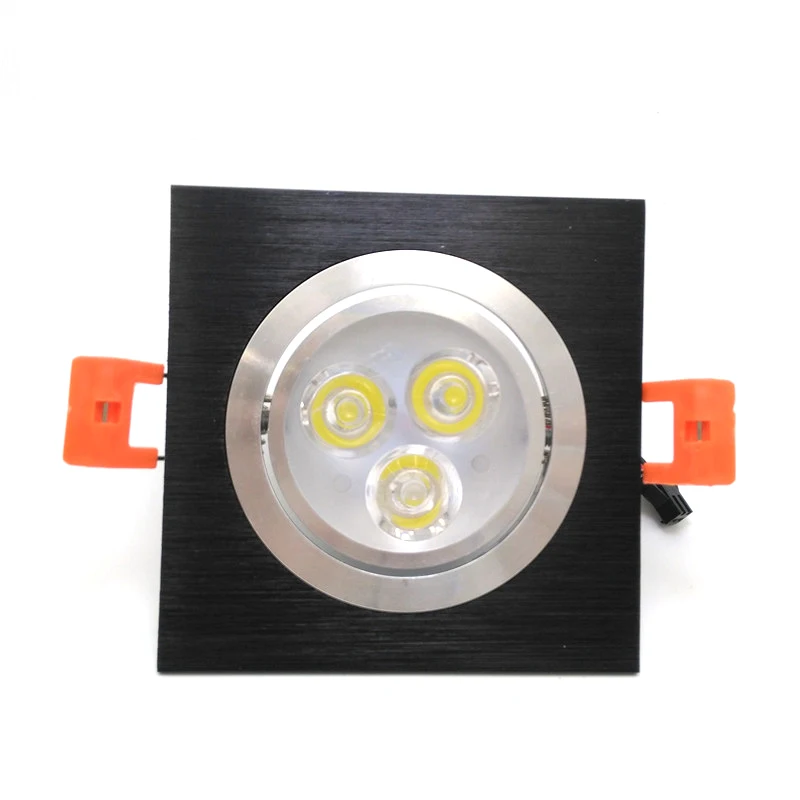 10 шт./лот 3 Вт/6 Вт квадратный затемнения downlight привело драйвер для дома Освещение