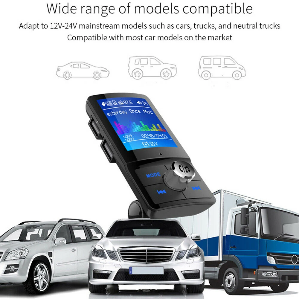 Комплект автомобильного зарядного устройства Bluetooth FM передатчик модулятор