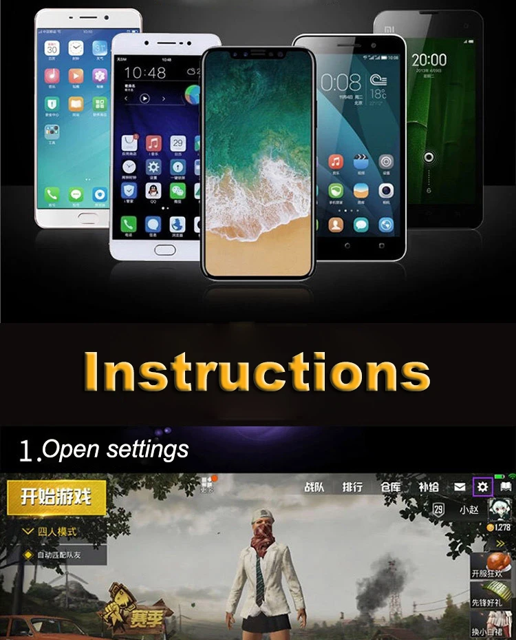 Игровой триггер для мобильных телефонов геймпад контроллер Кнопка Fire Aim Key L1 R1