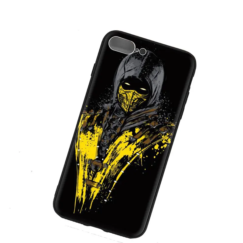 Мягкий чехол для телефона из ТПУ Scorpion In More Kombat для iPhone 11 Pro 5 5S 6 6s 7 8 Plus X XR XS MAX