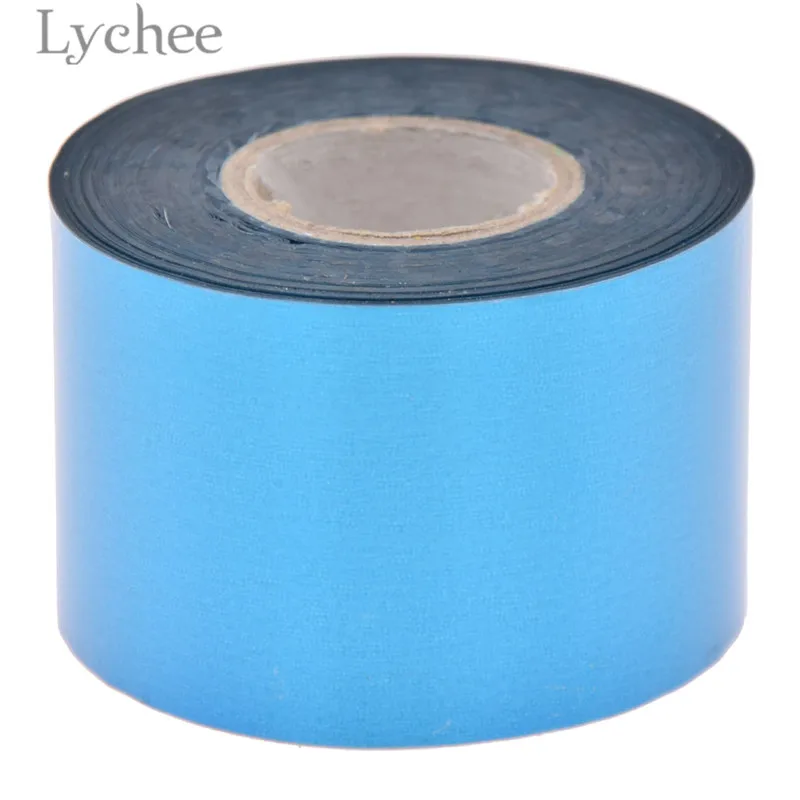 Lychee Life 4 см ширина сплошной цвет горячего тиснения фольги бумага Лазерная Фольга бумага DIY ремесла материал для одежды коробка карты - Цвет: 6