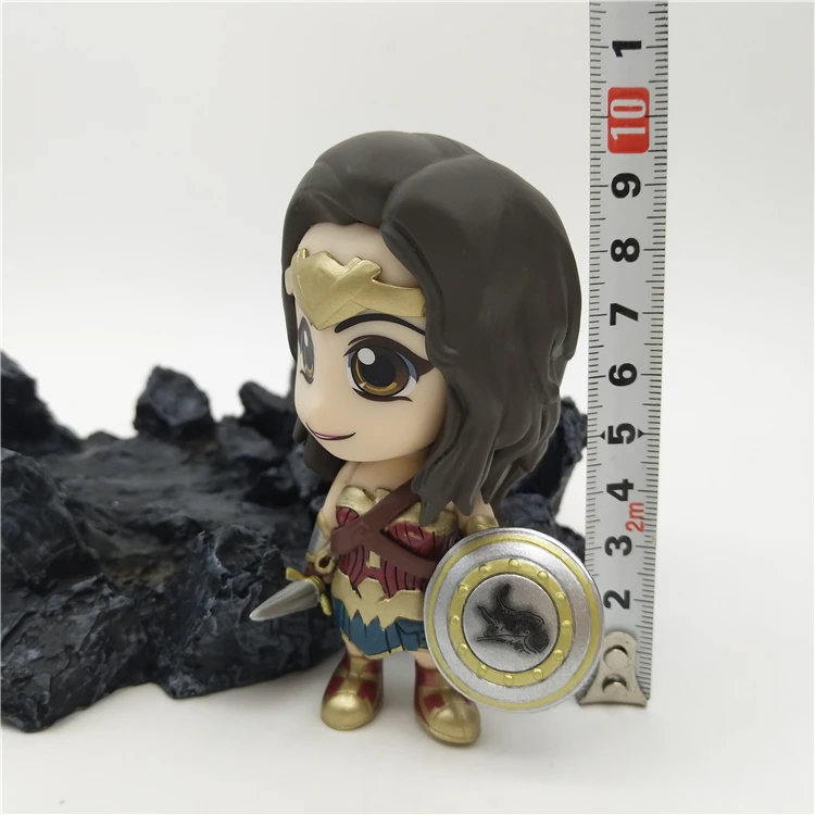 Косплэй Игрушки для маленьких детей Wonder Woman ПВХ В версии рисунках модель из