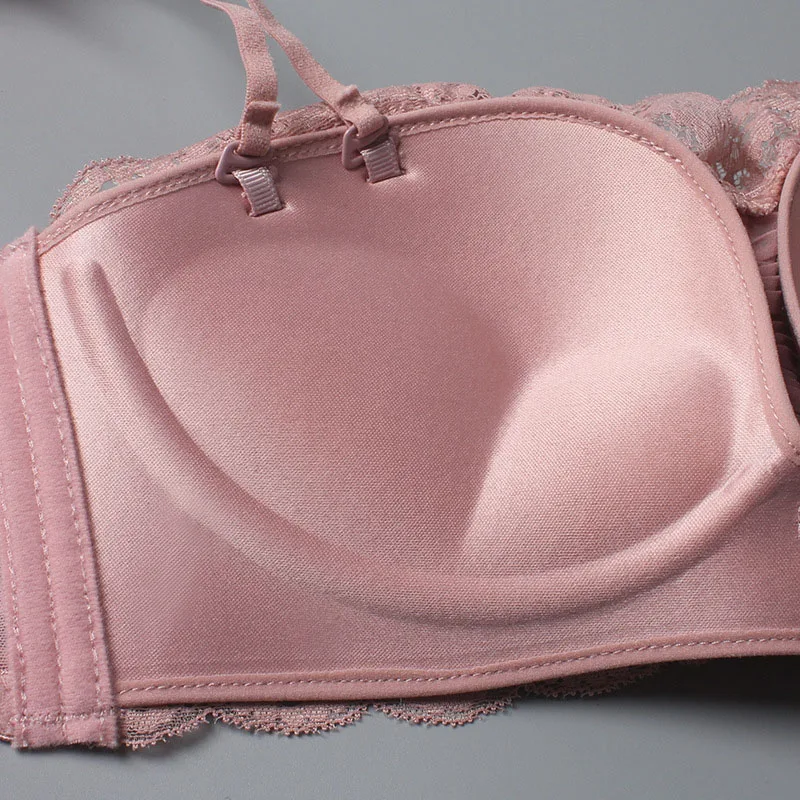 Женский бюстгальтер с трусиками комплект нижнего белья из дышащего кружева без