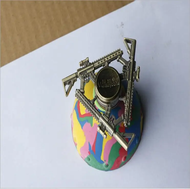 Хит бронзовые три ружья Спиннер для снятия стресса пиратский моряк подростков