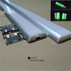 5-30 шт.лот 40 дюймов 1 м светодиодный канал для полосок двухрядная лента алюминиевый профиль 26 мм Печатная плата прозрачная молочная матовая крышка световая панель