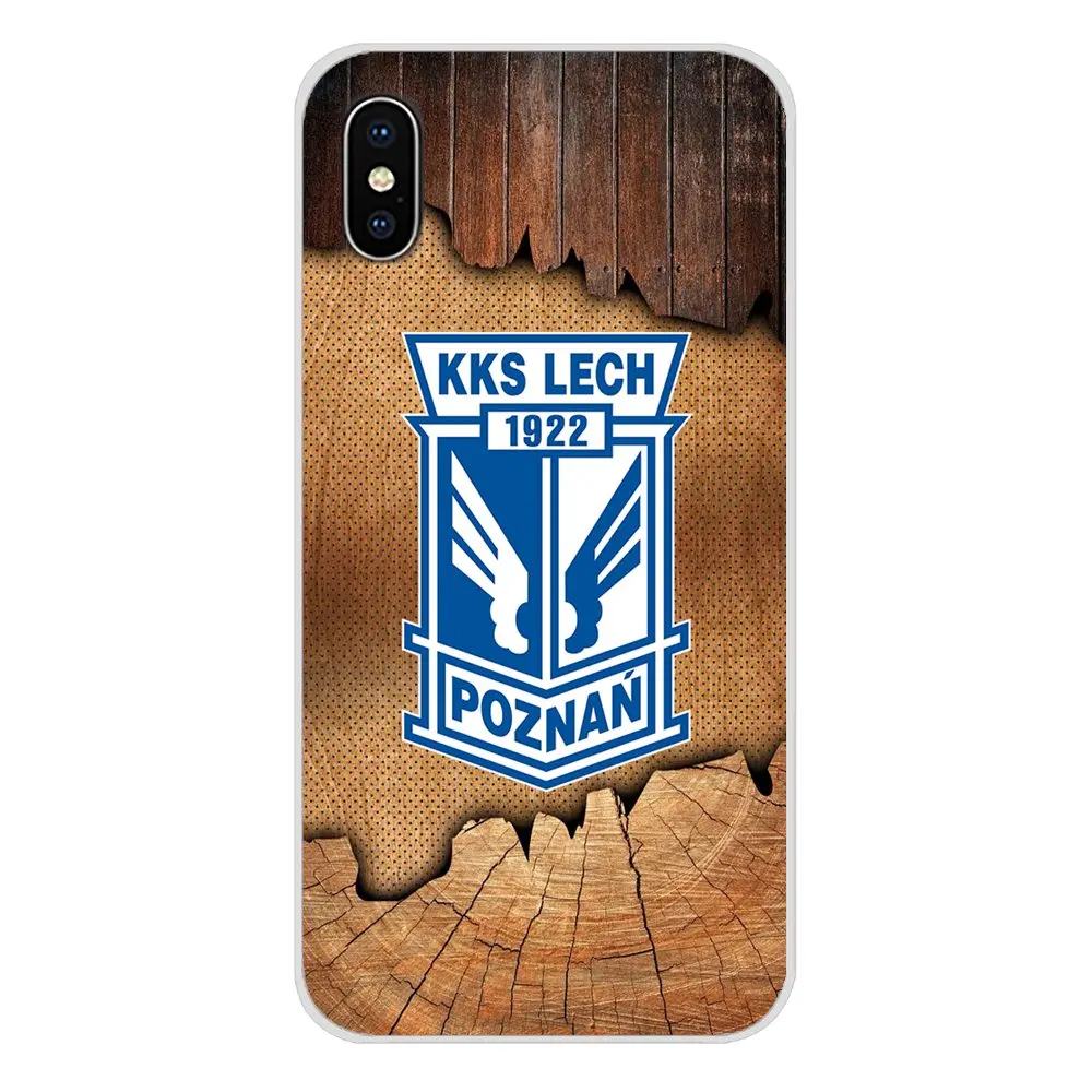 Футбольная команда Лех Познань мягкие прозрачные чехлы для Apple iPhone X XR XS MAX 4 4S 5 5S 5C