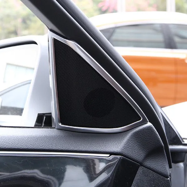 Матовая хромированная накладка на динамик автомобильной двери Обшивка Рамы Для