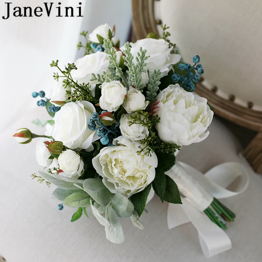 Винтажная свадебная брошь в стиле бохо цветок невесты белая роза | Свадьбы и