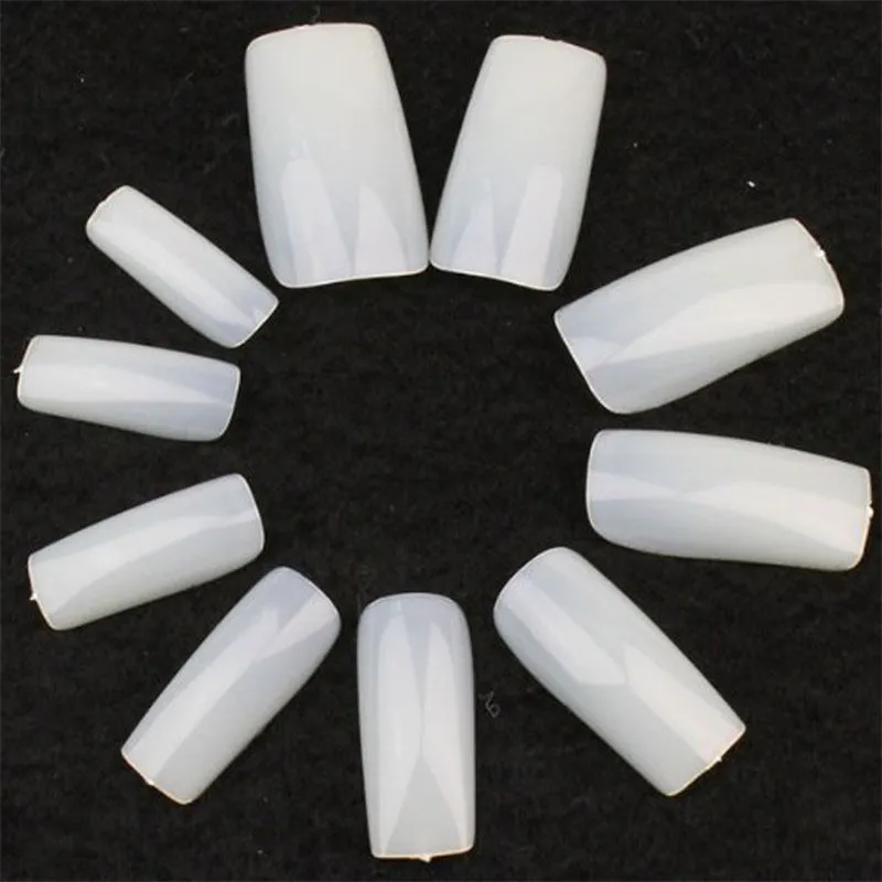 500 шт./компл. акриловые французские дизайнерские искусственные накладные ногти с