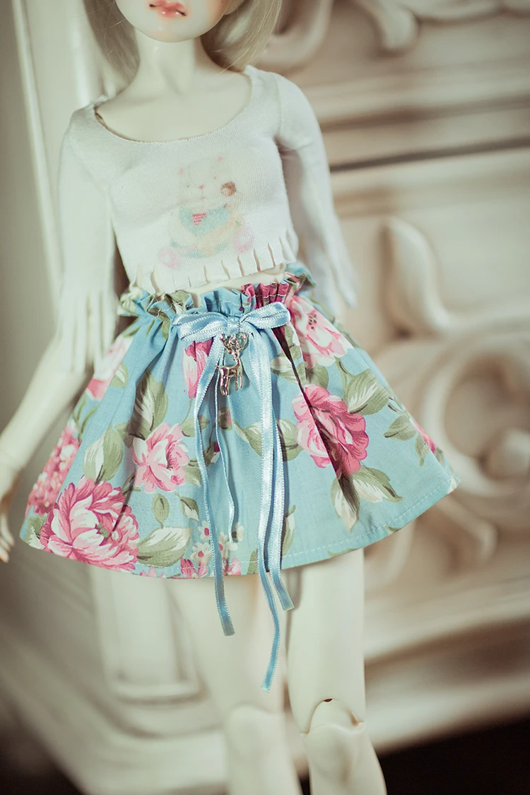 Новинка топ с бантом + кружевная юбка костюм платье 1/3 1/4 кукла SD MSD одежда|Куклы| |