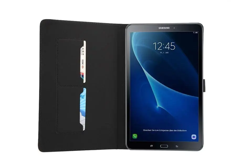 Роскошный чехол из искусственной кожи в стиле ретро для samsung Galaxy Tab A 10,1 T580, деловой стенд, смарт-чехол, чехол для samsung SM-T580 T585