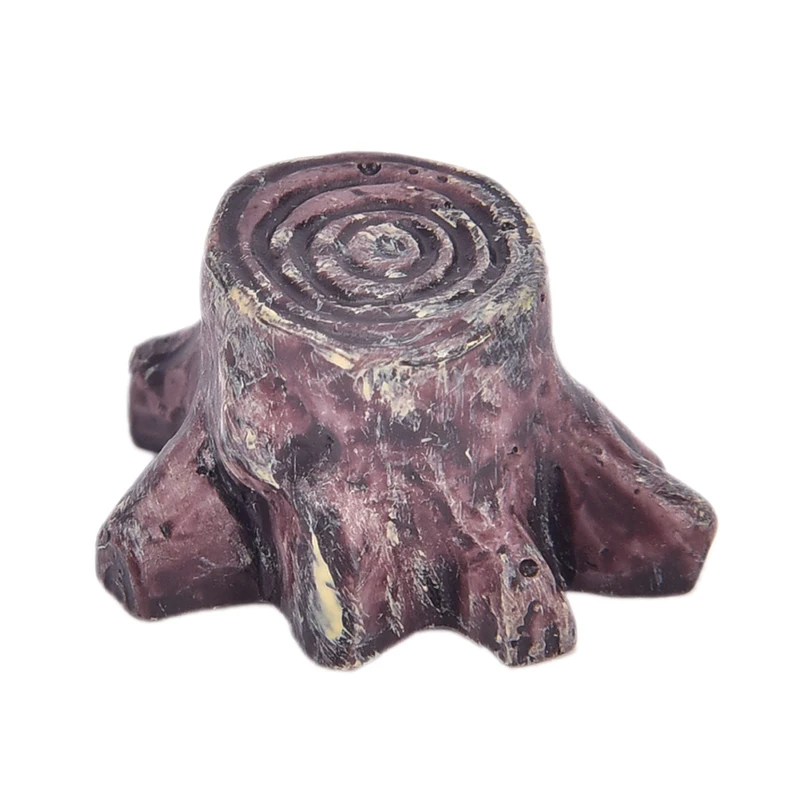 Миниатюрное ремесло из смолы мост пня для сада сказочное украшение цветочный