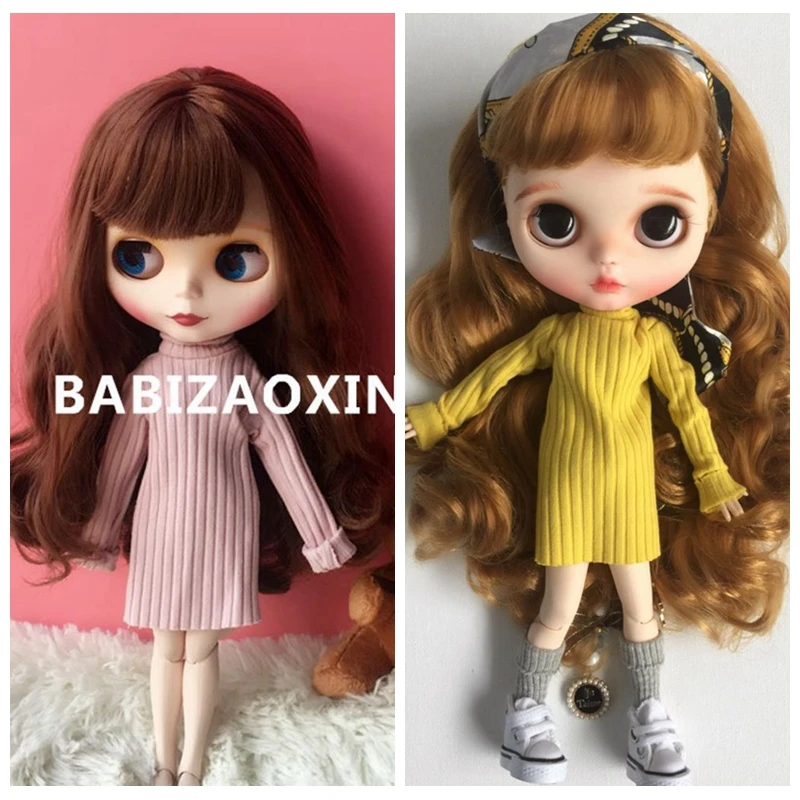 Красочная Одежда для куклы Blyth свитер 1/6 кукол аксессуары (подходит Barbies Kurhn bjd azone fr