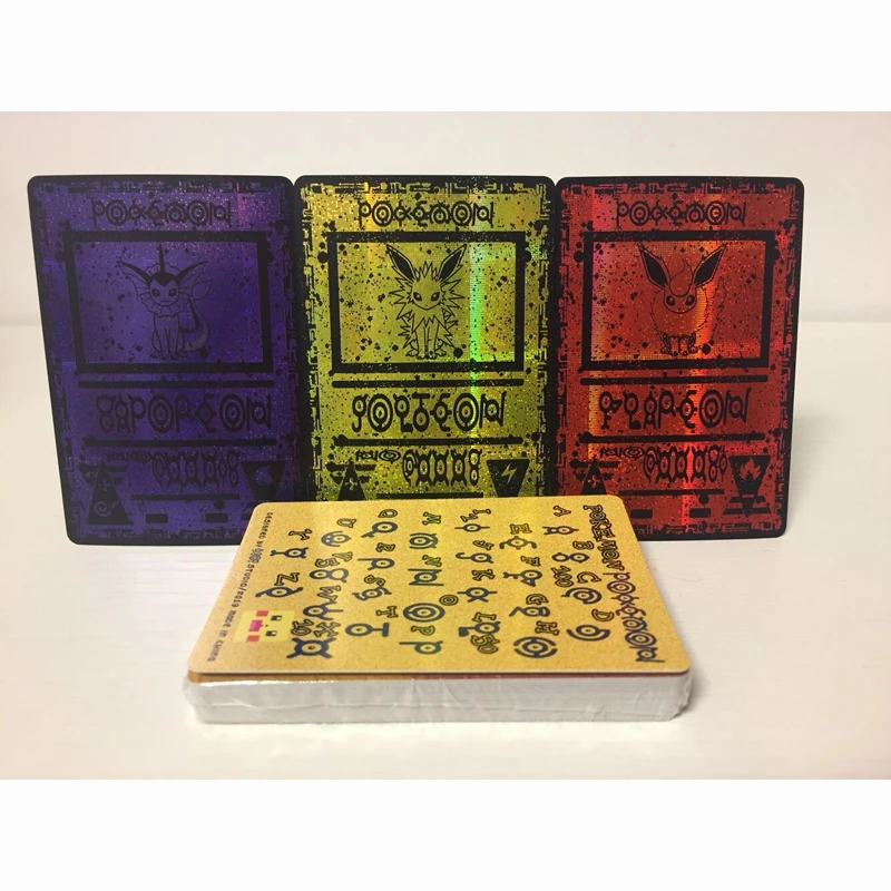 9 шт./компл. Pokemon card неизвестный Тотем древних реликвий Пикачу флеш-карта Коллекция подарков с изображением покемонов комплект игрушки