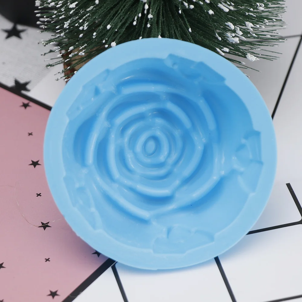 Роза в форме цветка из силикона прессформы шоколад желе пудинг торт пресс формы