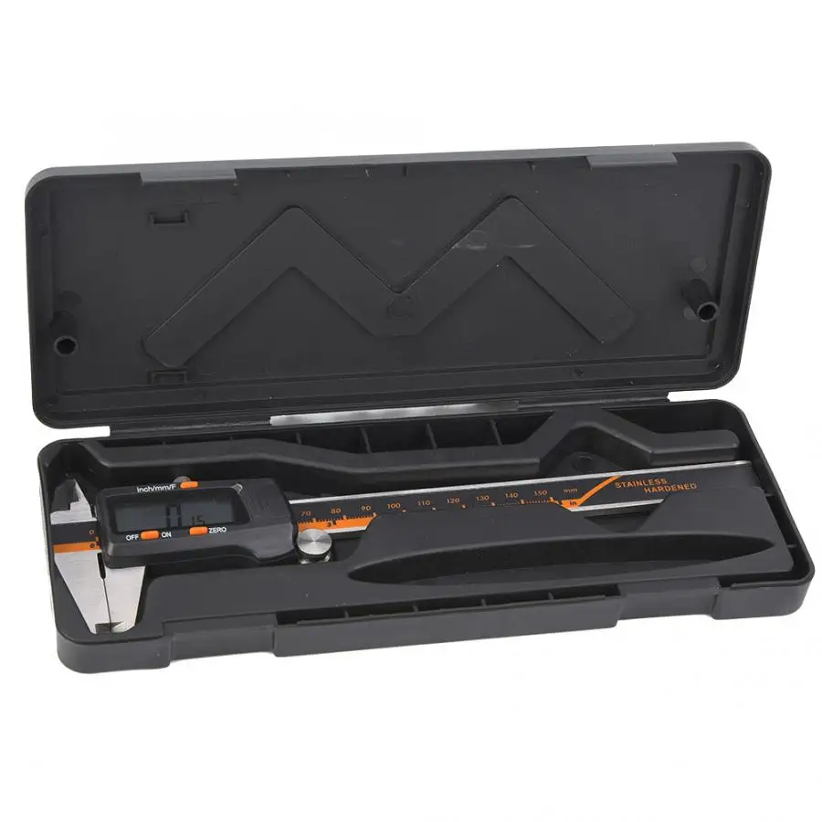 Штангенциркуль из нержавеющей стали цифровой дисплей Верньер Микрометр