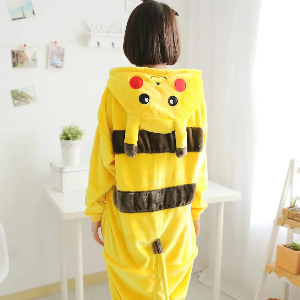 Одна деталь для мужчин взрослых комбинезон Пикачу onesie унисекс пижамы kawaii костюм