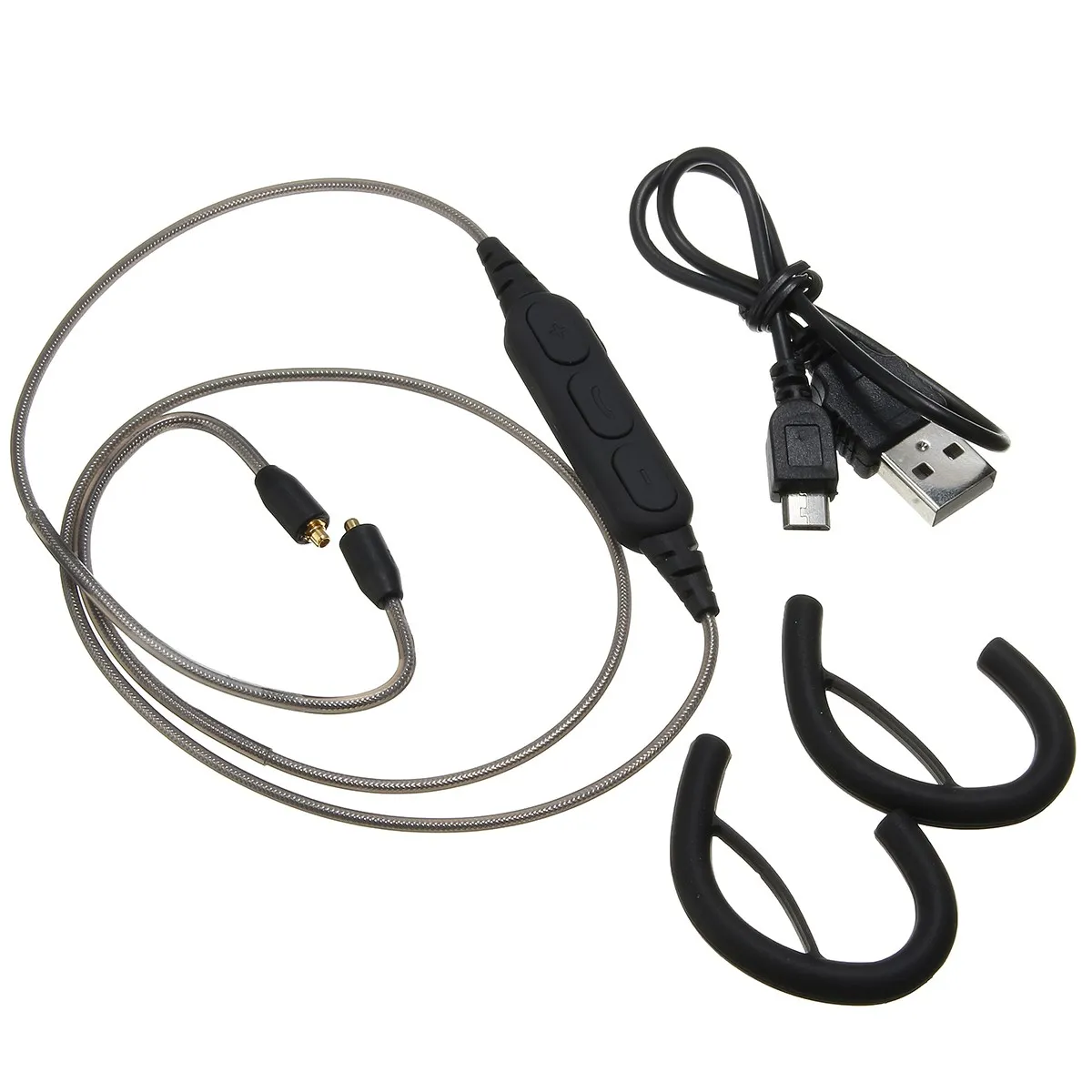 bluetooth адаптер кабель для Shure SE215 беспроводной приемник наушники кабель с USB кабель для зарядки для SE315 SE425 SE535