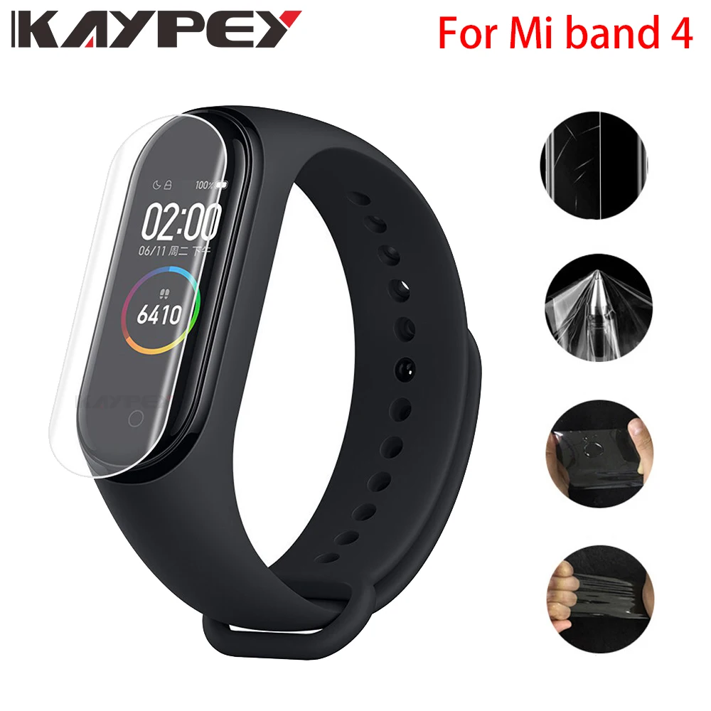 Мягкая защитная пленка для Xiaomi Mi Band 4 ремешок браслета полноэкранная