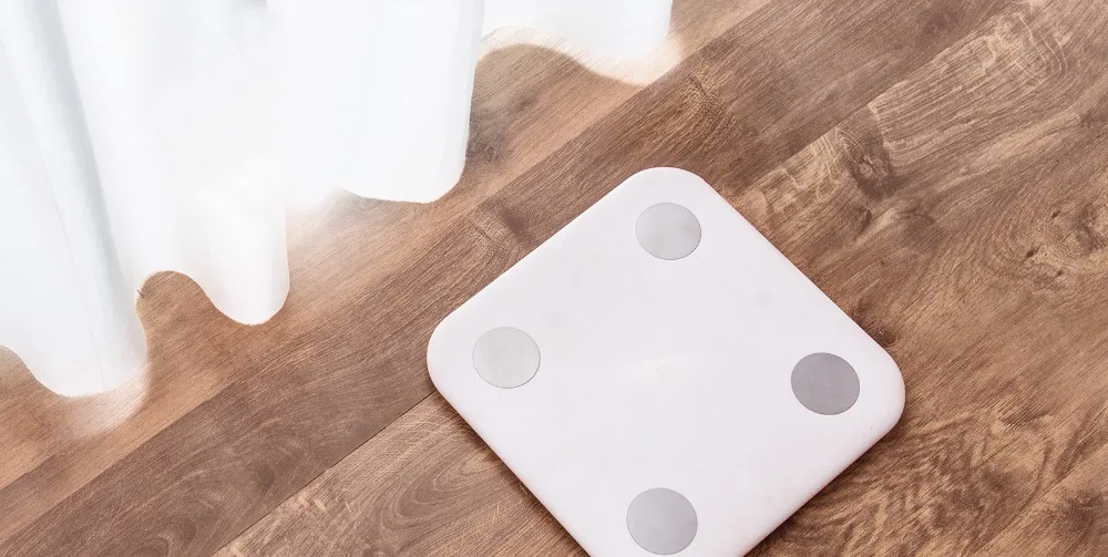 Xiaomi Smart Body Fat Scale весы состава тела, точные показатели здоровья Автоматическая синхронизация данных скрытый светодиодный дисплей Bluetooth