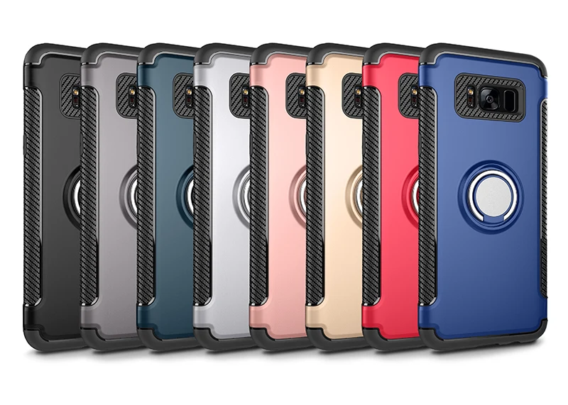 Чехол OUDINI для Samsung Galaxy s8 plus чехол с металлическим кольцом держателем