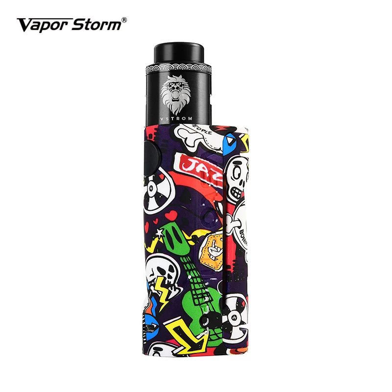 Оригинальный Vapor Storm эко RDA комплект обход Mod Max 90 Вт с 510 Лев 24 мм поле Vape