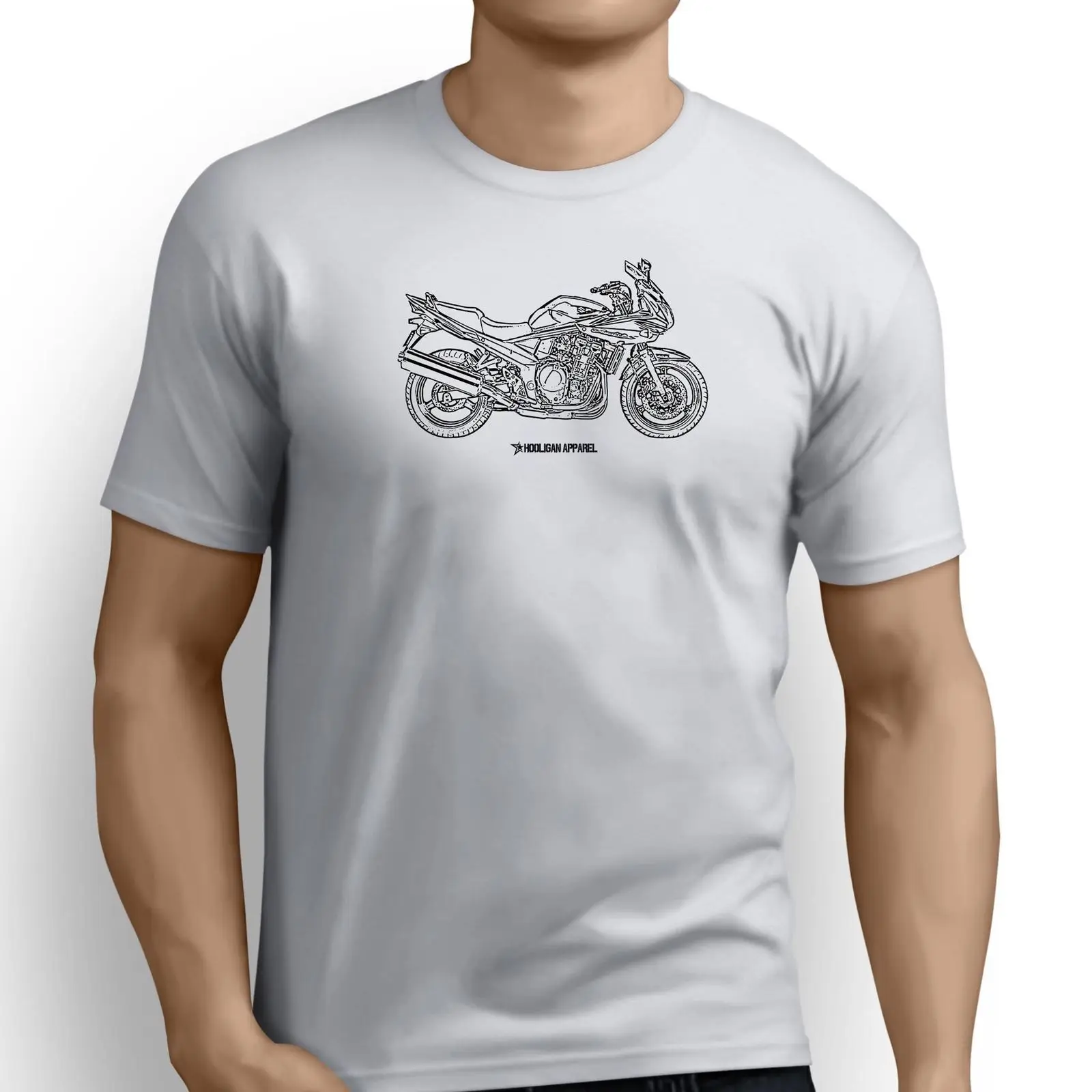 

Tshirt 2019 New Male Short Sleeve Cotton Japanese Motorcycle Fans Bandit 650 Gsf650S 2007 Inspired Motorcycle Printed T Shirts