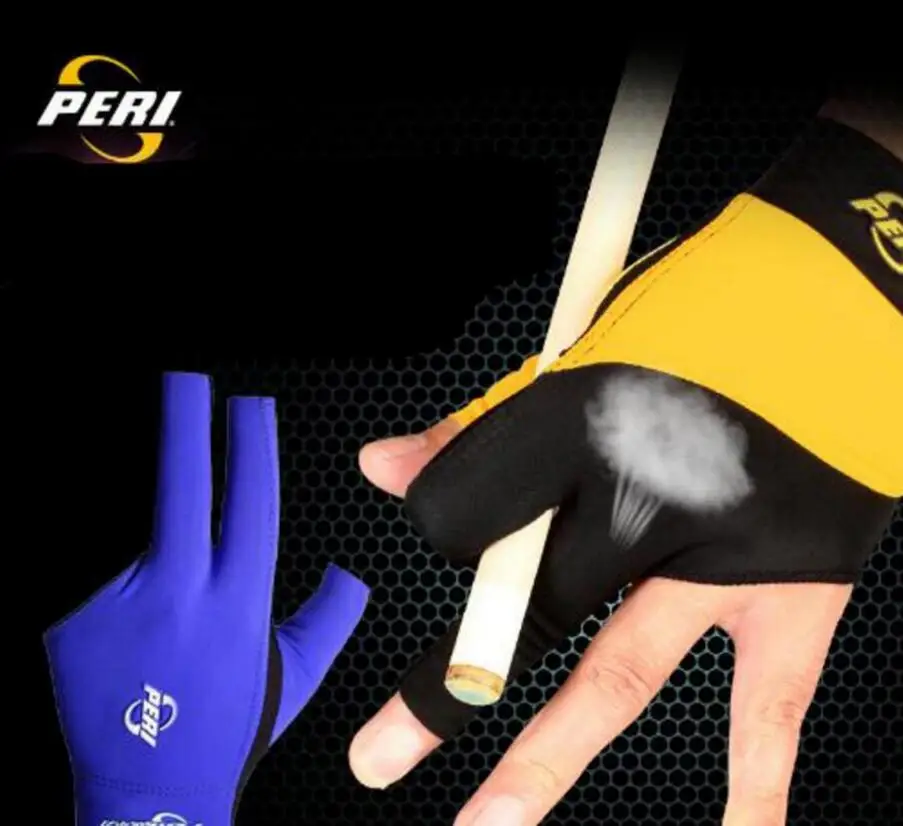 PERI Перчатки Ткань на основе лайкры перчатки для игры в бильярд Non slip