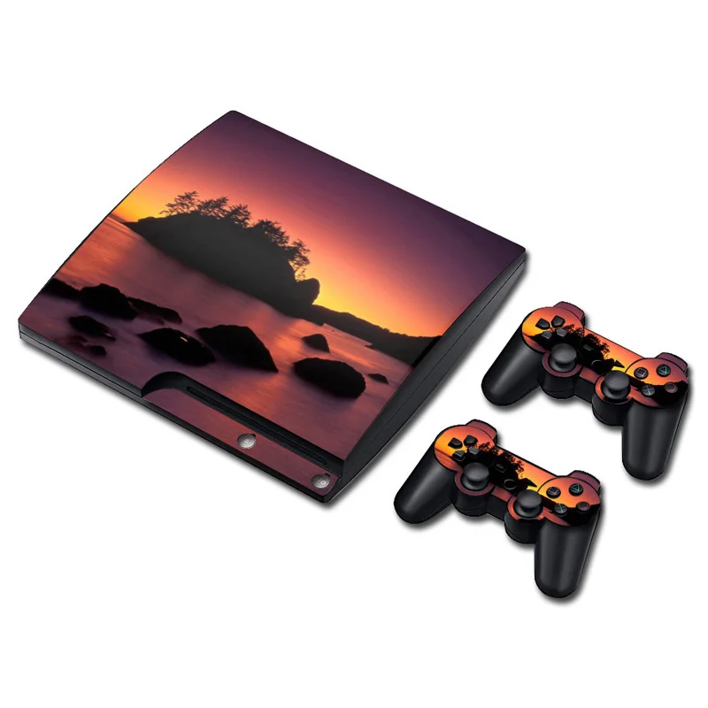 Супер качество горячая Распродажа для PS3 Slim консоли наклейку кожи Прохладный Конструкции - Цвет: TN-PS3SLIM-0019