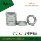 10 шт. 6701ZZ подшипник ABEC-1 12x18x4 мм изготовленные тонкостенные подшипники, раздел 6701 ZZ, шариковые подшипники 61701ZZ 6701Z