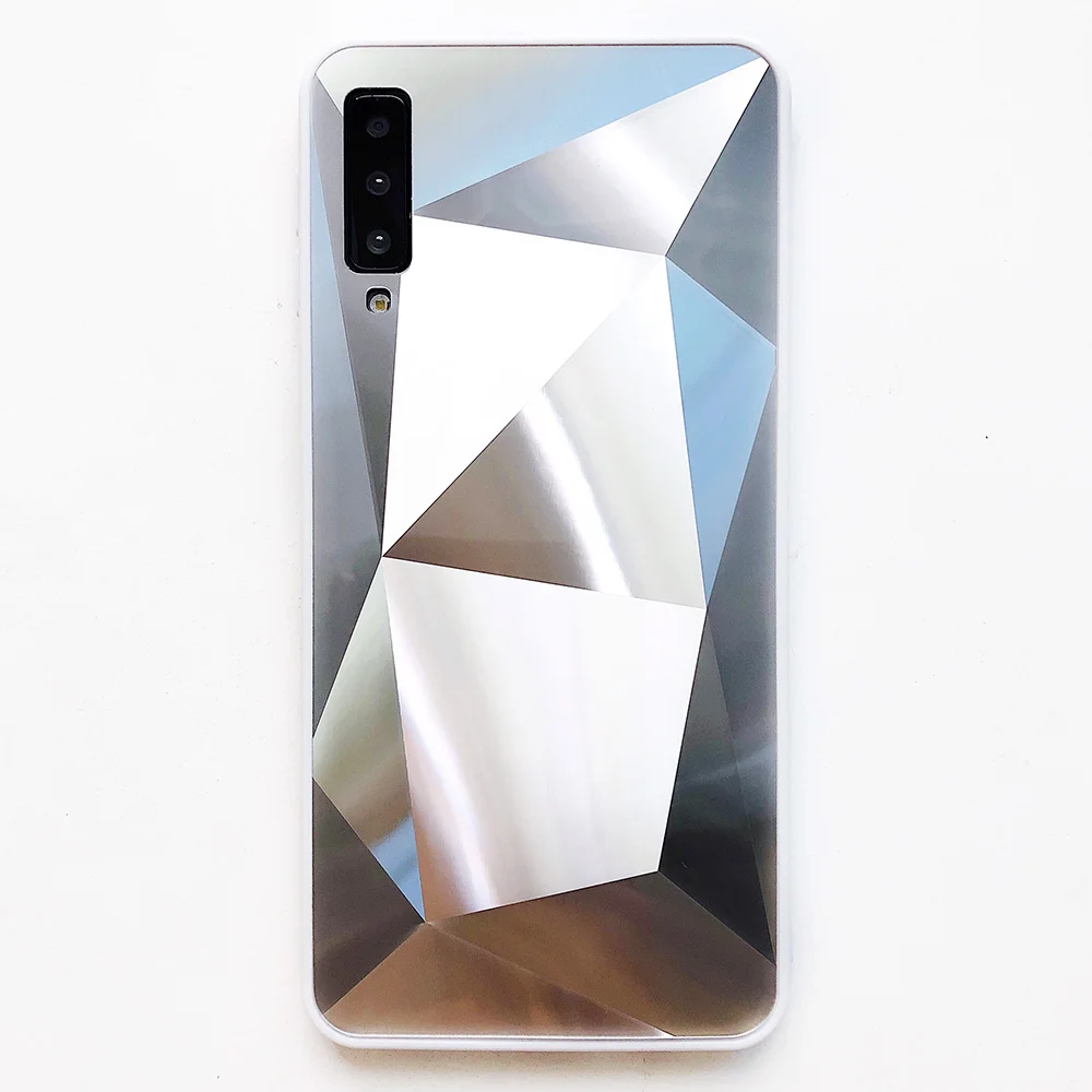 3D Алмазный чехол для планшета Lenovo samsung A7 J4 J6+ J8 A6 A8 A30 A50 A70 J3 J5 J7 чехол s голографическая Призма Лазерная крышка