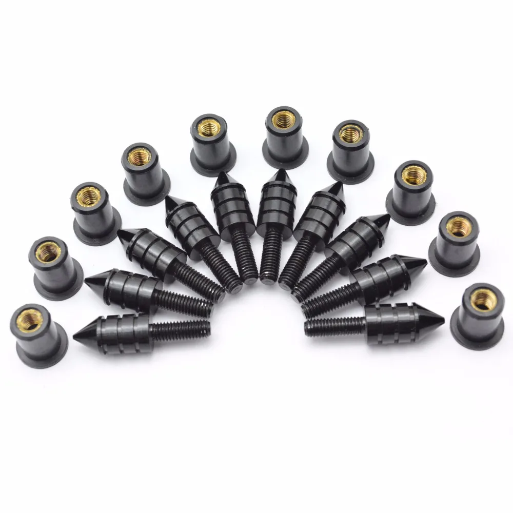 Комплект крепежных болтов и гаек для лобового стекла мотоцикла 5 мм honda cbr 1000 rr 2006