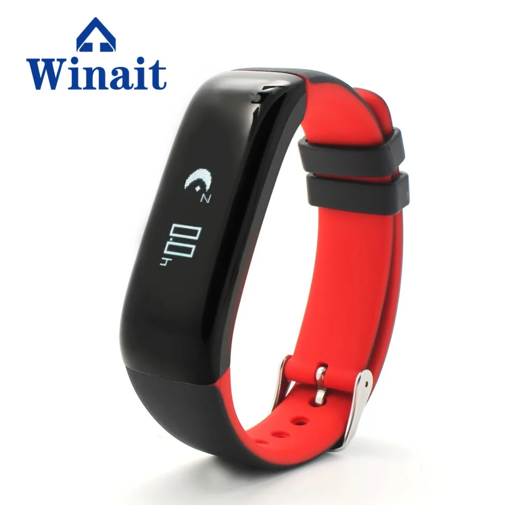 Смарт-браслет Winait монитор сердечного ритма браслет Bluetooth 4,0 трекер активности для телефона Android IOS
