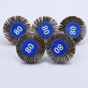 Dophee 5 шт. 80 # зернистость шлифовальная бумага шлифовальное колесо шлифовальный диск набор с ручкой затвор шлифовальное колесо для вращающихся инструментов Dremel