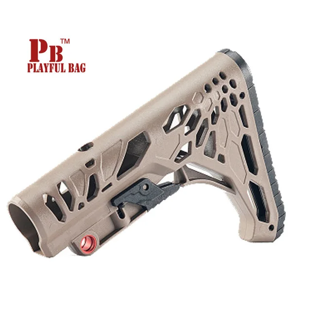 1pcs PB Pla игрушка Jinming M4 mkm2 HK416 воды пуля пистолет переоборудованы hollowed питона и затем держит Тактический винтовка прикладом 1 шт модель - Цвет: 1pcs