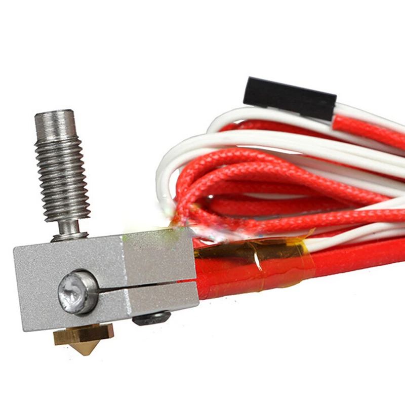 Универсальный 1 75 мм/0 4 мм DIY Hotend набор сопло горло экструдера нагреватель