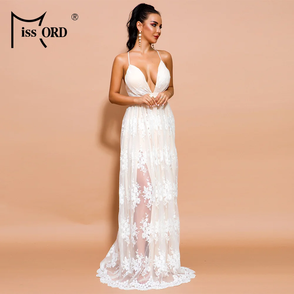 Платье женское длинное Сетчатое с открытыми плечами и открытой спиной|Женские