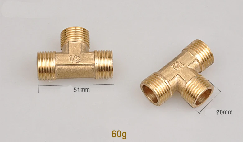 2 шт. 1/2 &quotмужские соединители для труб медные уплотненные трубы газовые фитинги