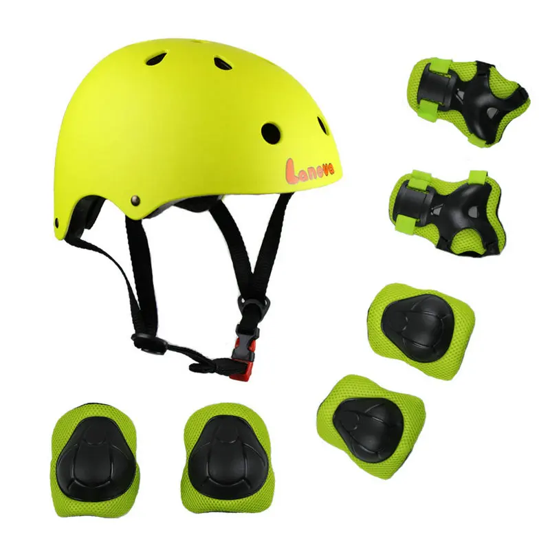 Защитный шлем LANOVA 7 шт./компл. для катания на роликах скейтборде катании коленях