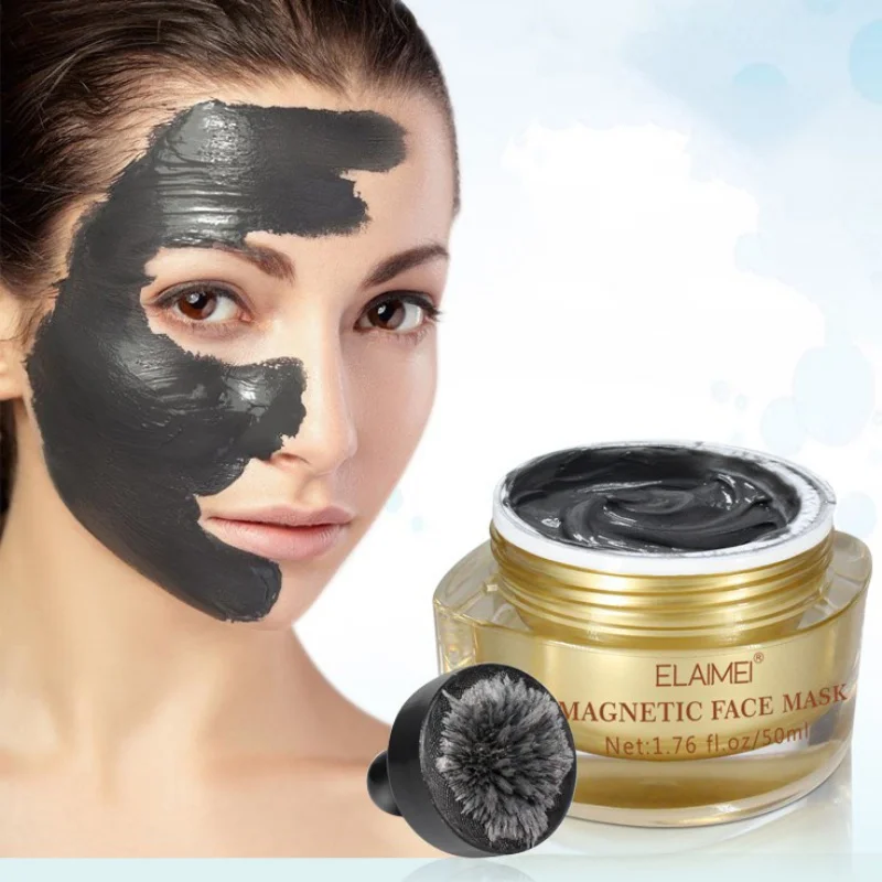 

Dead Sea Mud Masks Magnet Luster Magnetic Mineral-Rich Pore Cleansing Removes Skin Impurities Mask