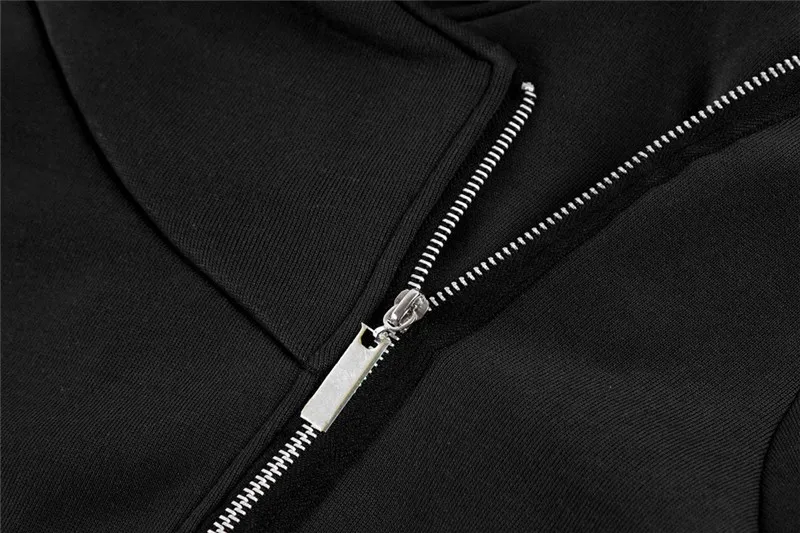 Sudadera Mujer, Элегантная блузка на молнии с капюшоном, осенне-зимний свитер, пальто, куртка, верхняя одежда, Polerones Mujer,, Прямая поставка, L#13